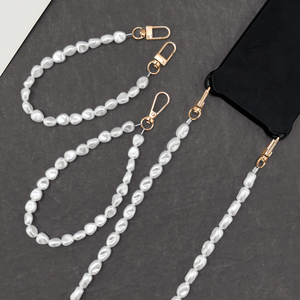 Producción de fábrica, venta al por mayor, cadena de perlas, correa para el hombro, adorno para bolso, accesorios de repuesto, cadena para teléfono con perlas, correa para bolso - Product Image 5