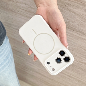 Custodia magnetica in Silicone liquido per <span class=keywords><strong>iPhone</strong></span> 17 Pro Max 15 14 Plus 13 12 16 Pro Max <span class=keywords><strong>11</strong></span> [6.7/<span class=keywords><strong>6.1</strong></span> pollici] Cover per telefono con ricarica Wireless - Product Image 5