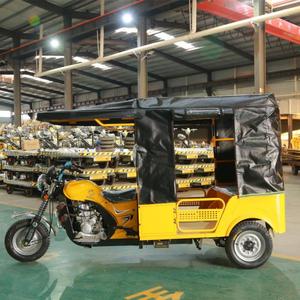 China Factory Direct Sales 6Seats150cc200cc3 Wheel <b>Gasoline</b> Tricycle Taxi for Sale Passenger Tricycle - Product Image 6