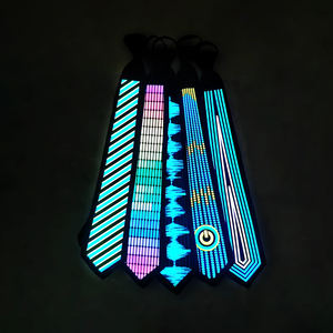 Finegreen aydınlatmanın son pamuk LED Panel kravat ayarlanabilir Light up şükran parti promosyonlar için kravat OEM tasarım desteği - Product Image 6