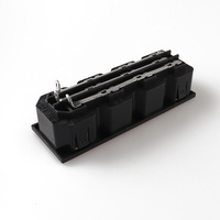 LZ-14-4L IEC C13 12-polige Kupfer buchse Mehrere C13-Steckdose & C14-Einlassmodul Wechselstrom-Verlängerung buchse mit AU UK-Stecker-Standards