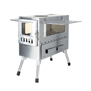Réchaud <span class=keywords><strong>de</strong></span> camping portable Luling KX210B en acier inoxydable avec combustible <span class=keywords><strong>bois</strong></span> et charbon <span class=keywords><strong>de</strong></span> <span class=keywords><strong>bois</strong></span> pour le camping et la randonnée en plein air - Product Image 2