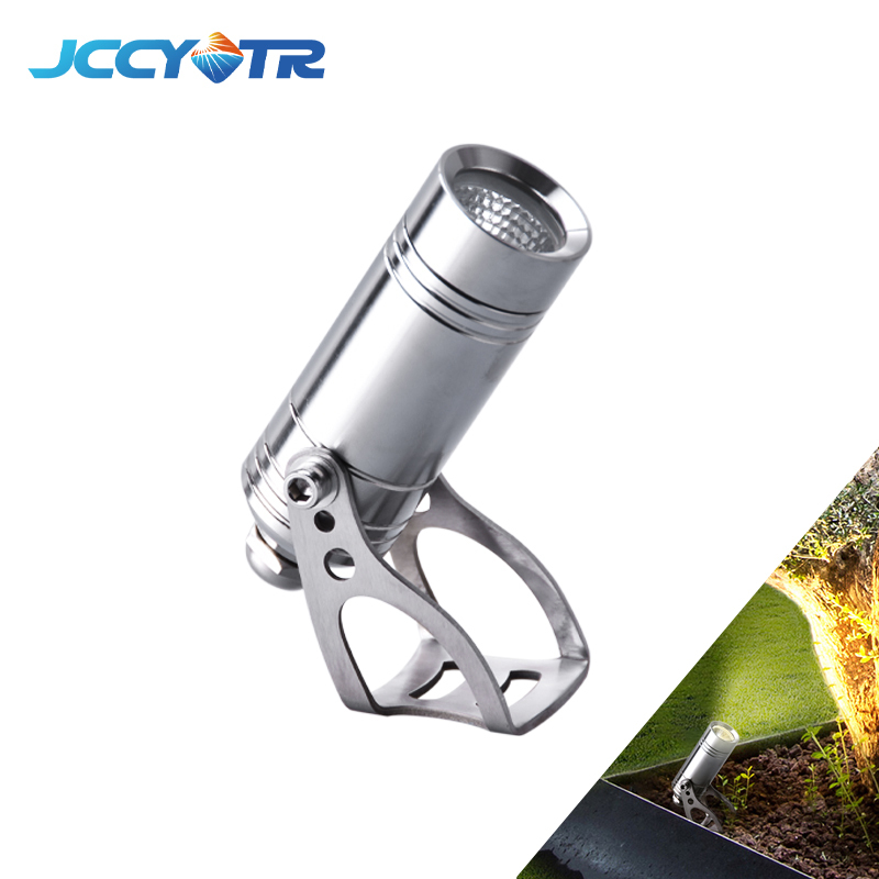Outdoor Underwater IP68 3W Garden Pool Lights Mini Stainless Steel 304/316 DMX Control LED Dimmable Spotlights
