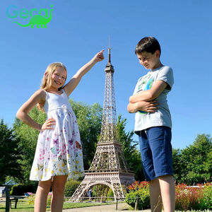 GECAI - Escultura en Miniatura para Parque, Modelo de la Torre Eiffel, Arcilla de Gesso PE, Impermeable - Product Image 5