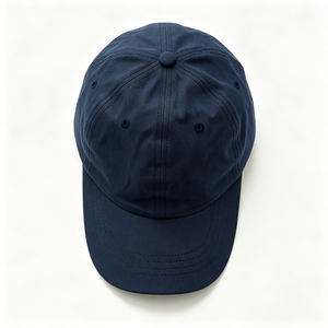 Gorra de Béisbol ACE de Lona Encerada, Unisex, 6 Paneles, Suave, Sin Estructura, Visera Curva, Azul Marino, Vintage, Cierre Trasero Ajustable - Product Image 3