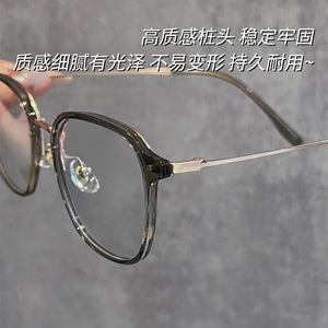 Gafas cuadradas con montura de titanio Mirror One Factory para mujer 9903, ligeras, con montura completa, lentes de PC, estilo coreano - Product Image 3