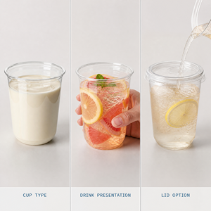 Vaso de Plástico de 360 ml con Logotipo Personalizado OEM, Impresión de su Marca, Envase Desechable para Bebidas de PET, Directo de Fábrica, Maqueta Gratuita - Product Image 3