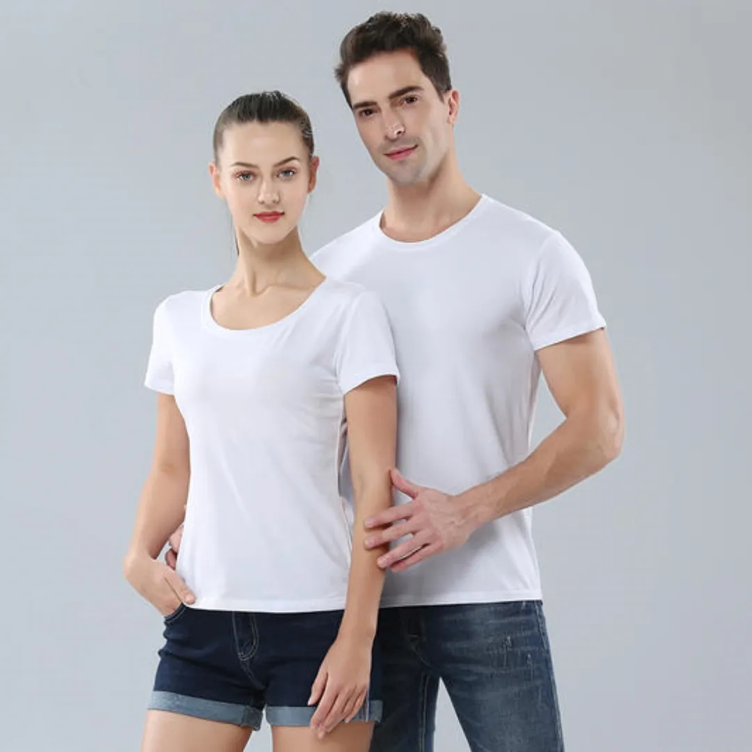 Wholesale Blank T Shirt Custom 100% Cotton t-shirt Printing logo for Mens Plain t shirts Printed White T Shirt