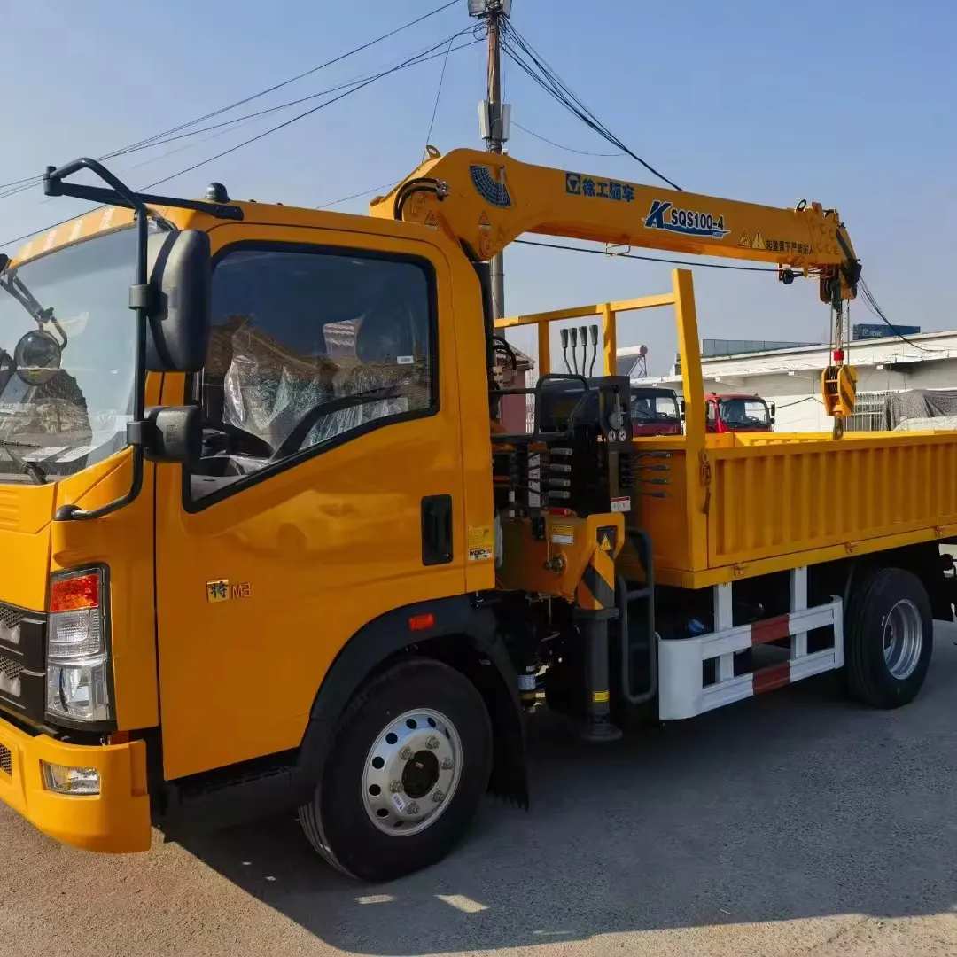 6X4 400HP Tractor Trucks with Crane 10Ton To 25Ton crane for Sale