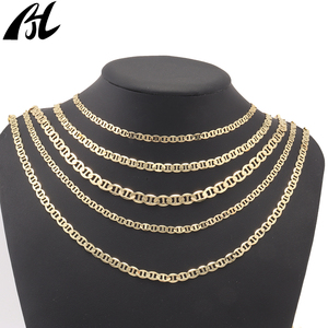 Collar Estilo Punk Italiano Chapado en Oro de 14K y 18K con Cierre de Alta Calidad, Collar Punk de Latón Dorado - Product Image 2