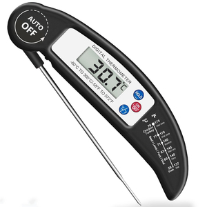 Wholesale <b>Foldable</b> Plastic LCD Display Digital Electronic Portable <b>BBQ</b> Meat Grill Thermometer for Cooking - Product Image 1