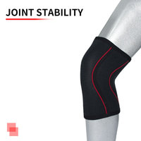 Genouillère de musculation robuste en néoprène 5-7 mm pour squats, powerlifting, entraînement en salle de sport et cross-training