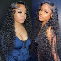 Perruques en cheveux humains ondulés en gros, Lace Front 13x6 sans colle, pré-épilées, directement de l'usine, prêtes à être expédiées, Dropshipping, MOQ, OEM, ODM