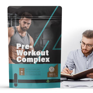 Vegan, sans OGM, certifié COA GMP, sans sucre, 10 g par portion, complexe pré-entraînement, poudre de créatine monohydrate, personnalisation complète - Product Image 1