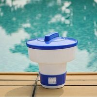 Distributeur flottant de comprimés en gros pour piscine, distributeur de chlore chimique pour piscine