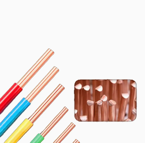 Cables Eléctricos Flexibles de PVC de Cobre Trenzado 20 AWG 300V para Electrodomésticos, Modelo BV/BVR, Marca RT, IP44 BV/BVR, Venta al Por Mayor - Product Image 1