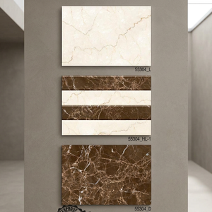 Carreaux de mur en céramique Fabricant d'argile chinoise 300x450mm Carreaux de mur en marbre noir de l'Inde Idéal pour la salle de bain et la cuisine - Product Image 3