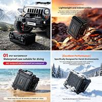 Grande valise de protection pour drone, antichoc, IP65, légère, personnalisable, ODM, pour rangement d'outils, norme ISO9001, grande capacité, valise rigide