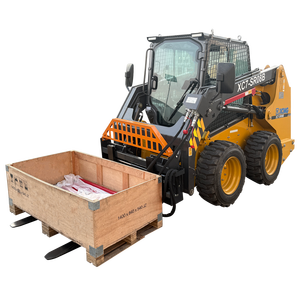 מלגזת משטחים הידראולית מתכווננת של Landhonor, כושר נשיאה 3000 ליברות, 48 שיניים למזלג, מתאים לציוד בנייה במשקל 10-20 טון - Product Image 5