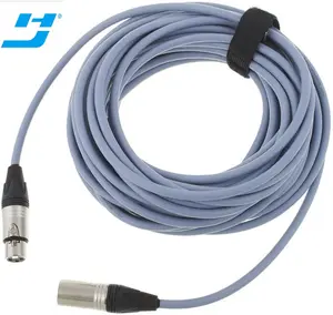 Kabel mikrofon XLR ke XLR, kabel Audio PVC kabel mikrofon Wanita 3 pin ke 3 pin kualitas tinggi