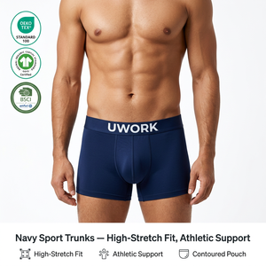 Boxer da <span class=keywords><strong>Uomo</strong></span> all'Ingrosso in <span class=keywords><strong>100</strong></span>% <span class=keywords><strong>Cotone</strong></span> Termosaldato con Logo Personalizzato Mutande Morbide e Traspiranti Boxer di Alta Qualità e Comfort per <span class=keywords><strong>Uomo</strong></span> - Product Image 1