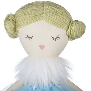 Muñeca de moda hecha a mano para bebé, bailarina de peluche suave, Princesa, 100% de tela de algodón, de trapo - Product Image 5