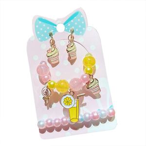 <span class=keywords><strong>สร้อย</strong></span><span class=keywords><strong>ข้อ</strong></span><span class=keywords><strong>มือ</strong></span>ลูกปัดรูปหัวใจสีสันสดใสสำหรับเด็ก พร้อมจี้รูปนางเงือกน่ารัก เหมาะสำหรับเด็กผู้หญิงและนักเรียน - Product Image 5