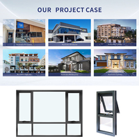 Ventanas de Aluminio con Doble Acristalamiento Semi-Comerciales AS2047, Estándar Australiano AS2047, Ventanas de Toldo con Cadena y Rejilla Enrollable