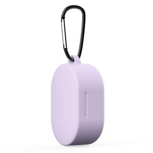 Funda protectora completa para auriculares inalámbricos Xiaomi Redmi <span class=keywords><strong>Airdots</strong></span> <span class=keywords><strong>3</strong></span>, 12 colores, funda de silicona transparente con gancho - Product Image 6