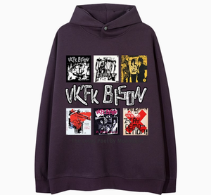 Streetlux Vintage Hip Hop Print Hoodie Hombres Casual Sudadera con capucha de manga larga - Product Image 2