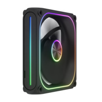 Boîtier d'ordinateur PC avec ventilateur de refroidissement à motif CD ARGB, en matériaux de haute qualité