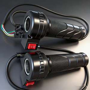 Poignée d'accélérateur étanche 123 vitesses pour vélo électrique, régulateur de vitesse, accessoires de poignée de direction pour tricycle électrique, vente en gros - Product Image 6