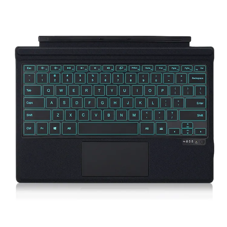 सबसे अच्छा बेच के लिए माइक्रोसॉफ्ट सर्फेस प्रो 3 / 4 / 5 / 6 / 7 / 7 + चुंबकीय ब्लू backlight के साथ टूथ कीबोर्ड