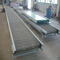 Convoyeur à bande inclinée en PVC, vitesse réglable, résistant à la chaleur, état neuf, Focus Machinery Elevator