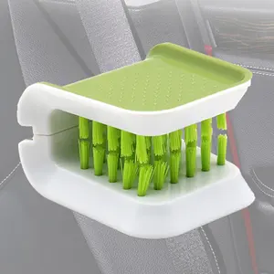 Brosse de nettoyage de ceinture de sécurité de voiture double face en U, outil de lavage de ceinture de sécurité automobile, nettoyeur pliable pour couteaux et couverts - Product Image 5
