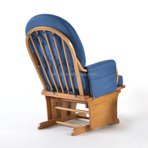 Fauteuil à bascule rembourré pour allaitement, idéal pour la chambre de bébé ou le salon - Product Image 2