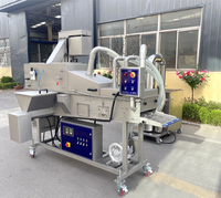 Machine à paner les aliments frits électriques - Panureuse automatique pour poulet, poisson, crevettes et snacks