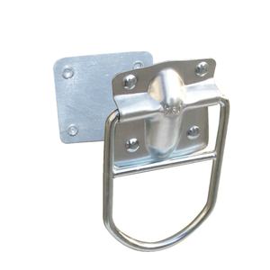 Asas para bidones galvanizadas en caliente CH - Capacidad de 500 lb, acero inoxidable para bidones de fibra/plástico - Product Image 1