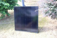 Panneaux solaires monocristallins PERC à demi-cellules de 120 W à haute efficacité, technologie de cellules solaires BC de 120 watts, panneaux solaires photovoltaïques noirs