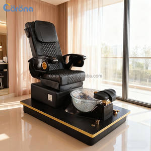 <span class=keywords><strong>Chaise</strong></span> de spa pour pédicure ergonomique, construction durable, pour salon de manucure avec bol à pieds en verre - Product Image 5