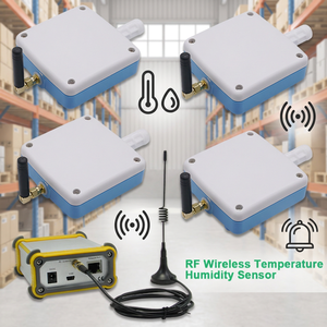 4 Sets Lora Smart <b>Wireless</b> <b>Temperature</b> & Humidity Transmitter Waterproof Datalogger OEM/ODM Support IP65 Rated 2-Year Warranty - Product Image 1