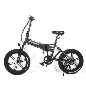 Bicicleta eléctrica plegable XWLX09 para mujer, llanta ancha de 2021 w, envío desde almacén de la UE y Polonia, novedad de 500 - Product Image 4