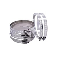 Colliers de serrage réglables en acier inoxydable 304 électroplaqué de haute qualité pour tuyaux avec système de mesure métrique, fabriqués en Chine
