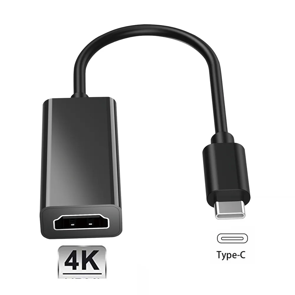 HDMI Adapter USB Type C Cable 4K HD Video Digital Converter Cord Mirror Charging for MacBook Samsung Android Phone to Monitor TV