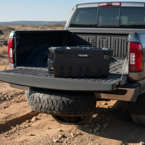 Caja de almacenamiento para la plataforma de camioneta Vevor, 6.6 galones, impermeable, con candado, para herramientas, para el lado del conductor de una Ford F-150 - Product Image 2
