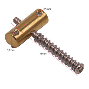 Sistema de Puente de Guitarra de Bronce Personalizado - Placa de Tensión del Brazo Inferior TL con Sillín, Tuerca Guía y Bloque de Tensión para la Estabilidad del Puente - Product Image 5