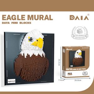 Mini <b>Bricks</b> Creative Mural Building Blocks Construction Toy <b>Wall</b> <b>Decoration</b> DIY Educational Assembly Eagle Parrot Types - Product Image 5