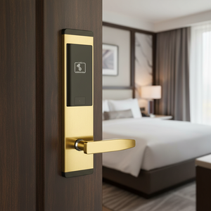 Serrure de porte d'hôtel électronique RFID de haute qualité, standard américain, avec système de gestion par logiciel 2026 - Product Image 2
