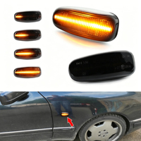 Clignotants latéraux dynamiques à LED pour voitures Mercedes-Benz Classes E, C, CLK, SLK (W210, W202, W208, R170) et Vito (W638)