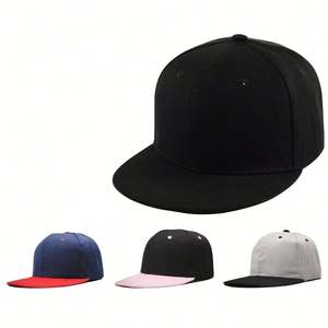 Gorra de Béisbol Unisex Estilo Europeo Americano, Moderna, para Baile Urbano, con Logotipo Personalizado Bordado e Impreso, Visera Plana, Estilo Hip Hop, Tejido Deportivo - Product Image 1